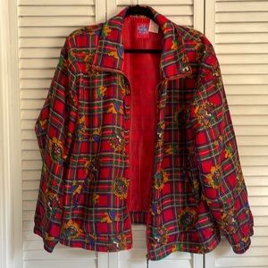 Vintage Tartan Windbreaker